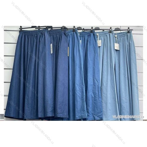 Nohavice dlhé letné riflové dámske (S/M/L ONE SIZE) TALIANSKA MÓDA IMWCL251060