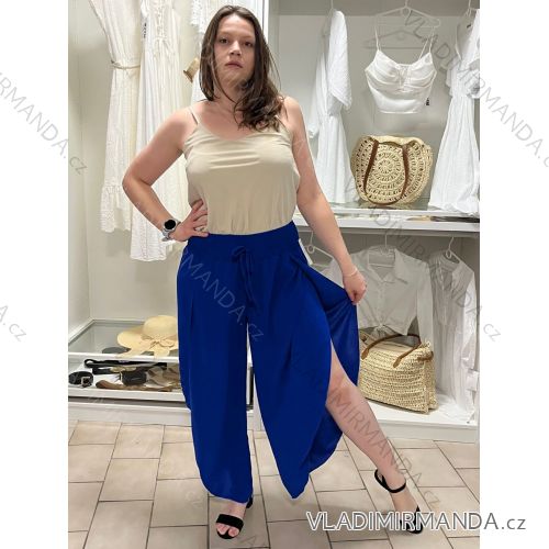 Nohavice letné dámske RAMONA (M/L/XL ONE SIZE) TALIANSKA MÓDA IM425338