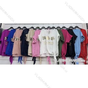 Tunika krátky rukáv dámska (S/M/L ONE SIZE) TALIANSKA MÓDA IMWAH251354