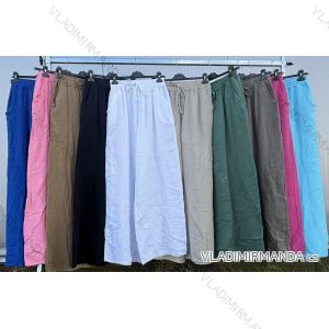 Nohavice letné dlhé dámske (S/M/L ONE SIZE) TALIANSKA MÓDA Šaty letné s opaskom krátky rukáv dámske (S/M/L ONE SIZE) TALIANSKA MÓDA IMWAH251355A