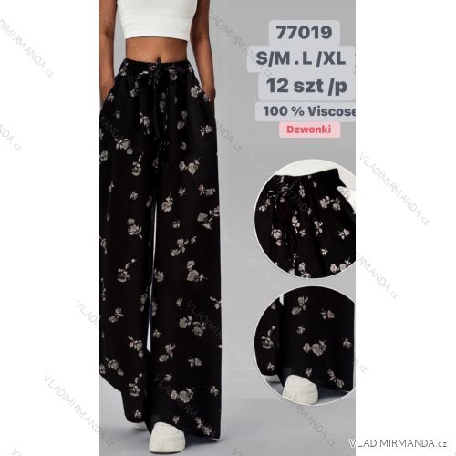 Nohavice dlhé letné dámske (S/M - L/XL ONE SIZE) LALA2577019