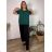 Tunika krátky rukáv dámska nadrozmer KRISTA (50/52/54 ONE SIZE) TALIANSKA MÓDA IMD24045