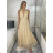 Šaty dlouhé elegantní bez rukávu dámské (S/M ONE SIZE) ITALSKÁ MÓDA IMPSH2420019 biela S / M