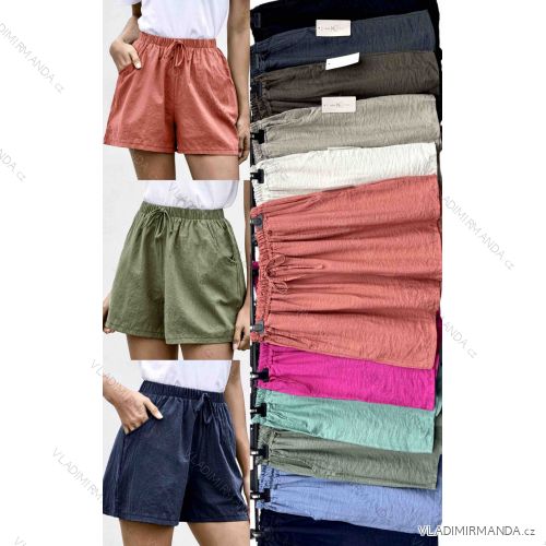 Kraťasy dámske nadrozmer (52/54/56 ONE SIZE) TALIANSKA MÓDA IMWT251111