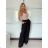 Nohavice dlhé elegantné dámske (XS/S/M ONE SIZE) TALIANSKA MÓDA IMWHP25526/DR svetlo modrá XS/S/M
