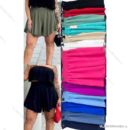 Kraťasy letné dámske nadrozmer (54/56/58 ONE SIZE) TALIANSKA MÓDA IMWT251149