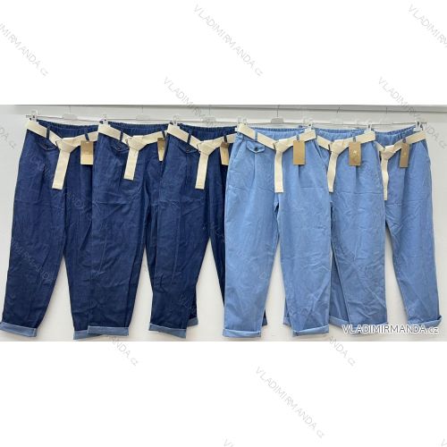 Nohavice dlhé riflové dámske (S/M/L ONE SIZE) TALIANSKA MÓDA IM425418