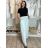 Kalhoty letní dlouhé oversize dámské COLORE (S/M/L ONE SIZE) ITALSKÁ MÓDA IM425271/DU -   svetlo modrá -   S/M/L