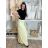 Nohavice letné dámske (S/M/L ONE SIZE) TALIANSKA MÓDA IM325ELBA/DU - zelená khaki - S/M/L