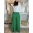 Nohavice letné dámske (S/M/L ONE SIZE) TALIANSKA MÓDA IM325ELBA/DU - zelená khaki - S/M/L