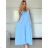 Overal dlouhý oversize bez rukávu dámský GIORGIA (S/M  ONE SIZE) ITALSKÁ MÓDA IMWAD25918/DU -   béžová -   S / M