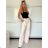 Súprava elegantné sako krátke dlhý rukáv a nohavice dámske ALICE (S/M ONE SIZE) TALIANSKA MÓDA IMWHP25525/DU -   svetlo modrá -   S / M