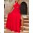 Šaty dlhé elegantné letné bez rukávov dámske (XS/S/M ONE SIZE) TALIANSKA MÓDA IMWG251455