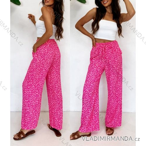 Nohavice dlhé letné mušelín dámske (XS/S/M ONE SIZE) TALIANSKA MÓDA IMWG251475
