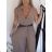 Overal dlhý elegantný s opaskom bez rukávu dámske (XS/S/M ONE SIZE) TALIANSKA MÓDA IMWG251487