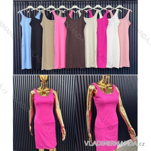 Šaty letné na ramienka dámske (XS/S/M ONE SIZE) TALIANSKA MÓDA IMWAC251495