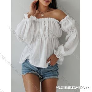 Blúzka dlhý rukáv dámska (XS/S/M ONE SIZE) TALIANSKA MÓDA IMWHP251910