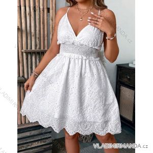 Šaty krátke letné krajkové na ramienka dámske (XS/S/M ONE SIZE) TALIANSKA MÓDA IMWHP251916