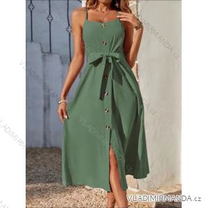 Šaty košeľové letné na ramienka dámske (XS/S/M ONE SIZE) TALIANSKA MÓDA IMWGS251533