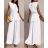 Súprava elegantná blúzka krátky rukáv a nohavice dlhé dámske (XS/S/M ONE SIZE) TALIANSKA MÓDA IMWGS251535