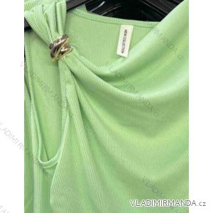 Tílko elegantné bez rukávov dámske (XS/S/M ONE SIZE) TALIANSKA MÓDA IMM25M21270/DU