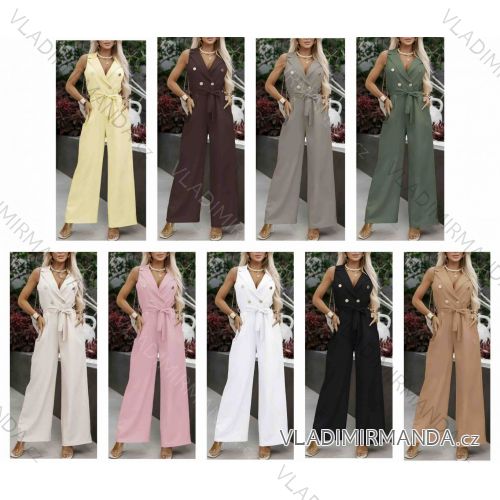 Overal dlhý elegantný bez rukávov dámske (XS/S/M ONE SIZE) TALIANSKA MÓDA IMWB251558
