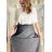Sukně teplá dlouhá dámská (S/M/L ONE SIZE) ITALSKÁ MÓDA IM7211044/DR M / L vínová