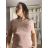 Tričko krátky rukáv dámske (S / M / L ONE SIZE) TALIANSKÁ MÓDA IM4211097/DR čierna S / M / L