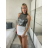 Top croptop trblietavý na ramienka dámske BEATA (S/M/L ONE SIZE) TALIANSKA MÓDA IMPSH246528