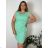 Šaty pouzdrové elegantní společenské dámske (2XL-4XL) TALIANSKA MóDA IMM23CAROL