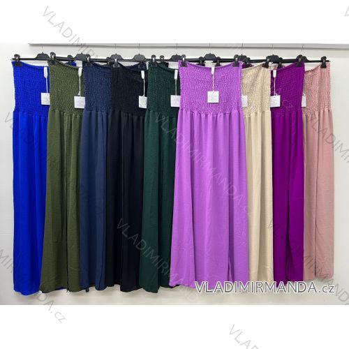 Šaty dlhé letný carmen cez prsia dámske (S/M/L ONE SIZE) TALIANSKA MÓDA IM425423