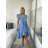 Šaty letný mušelín krátky rukáv dámske RITA (S/M/L ONE SIZE) TALIANSKA MÓDA IMWB25886/DUR S/M/L béžová