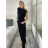 Súprava elegantné tričko bez rukávov a nohavice dlhé dámske LUCY (S/M/L ONE SIZE) TALIANSKA MÓDA IMWAC251491