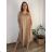 Šaty dlhé letné na ramienka dámske nadrozmer LOLA (42/44/46 ONE SIZE) TALIANSKA MÓDA IM4251113