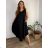 Šaty dlhé letné na ramienka dámske nadrozmer LOLA (42/44/46 ONE SIZE) TALIANSKA MÓDA IM4251113