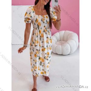 Šaty letné krátky rukáv dámske (XS/S/M ONE SIZE) TALIANSKA MÓDA IMWCH251602