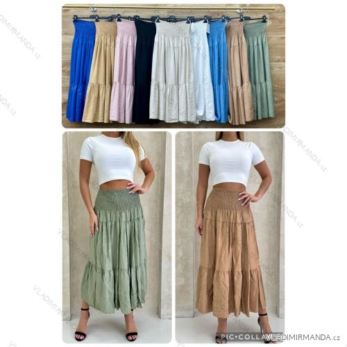 Sukňa dlhá dámska (XS/S/M ONE SIZE) TALIANSKA MÓDA IMWBL251610