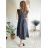 Šaty letný mušelín krátky rukáv dámske RITA (S/M/L ONE SIZE) TALIANSKA MÓDA IMWB25886