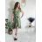Šaty letný mušelín krátky rukáv dámske RITA (S/M/L ONE SIZE) TALIANSKA MÓDA IMWB25886/DUR S/M/L béžová
