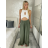 Nohavice dlhé letné dámske nadrozmer (S/M/L ONE SIZE) TALIANSKA MÓDA IMWGB25228