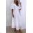 Šaty dlhé letné krátky rukáv dámske (S/M/L ONE SIZE) TALIANSKA MÓDA IMPOC256512