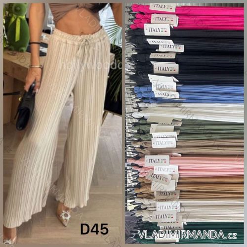 Nohavice dlhé letné dámske nadrozmer (42/44/46 ONE SIZE) TALIANSKA MÓDA IMWDT251640
