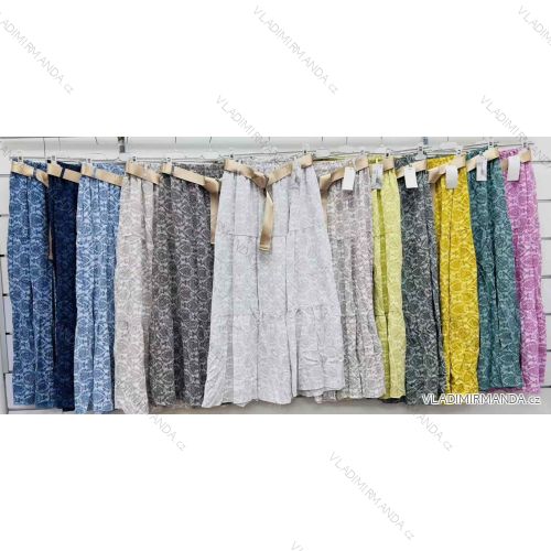 Sukňa dlhá s opaskom dámska (S/M/L ONE SIZE) TALIANSKA MÓDA IMWCP251651