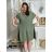 Šaty voľnočasové letný mušelín krátky rukáv dámske (S/M/L ONE SIZE) TALIANSKA MÓDA IM4250001