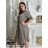 Šaty ľanové košeľové krátky rukáv dámske (S/M/L ONE SIZE) TALIANSKA MODA IM7250001