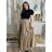 Sukně dlouhá dámská (S/M/L ONE SIZE) ITALSKá MODA IM3250001/DU -   svetlo modrá -   S/M/L