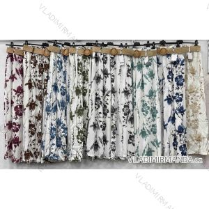 Nohavice dlhé letné s opaskom dámske (S/M/L ONE SIZE) TALIANSKA MÓDA IMWHA251686