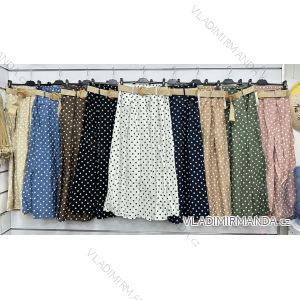 Sukňa dlhá s opaskom bodka dámska (S/M/L ONE SIZE) TALIANSKA MÓDA IMWGM251734