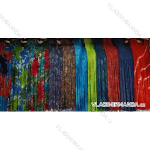 Šaty voľnočasové letné krátky rukáv dámske nadrozmer (42/44/46 ONE SIZE) INDICKÁ MÓDA PME25107