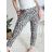 Nohavice strecové mačkáče dlhé dámske (S/M/L ONE SIZE) TALIANSKA MÓDA IMPLI248115B/DR béžová S/M/L